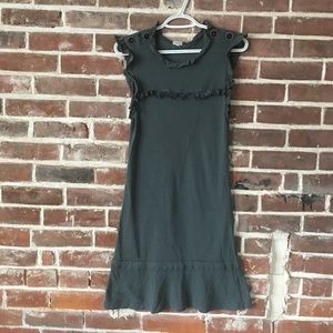 Anthropologie button-shoulder tunic